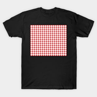 red  pattern T-Shirt